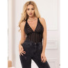Subblime - 954154 Body Avec Porte-Jarretelles Noir L/Xl